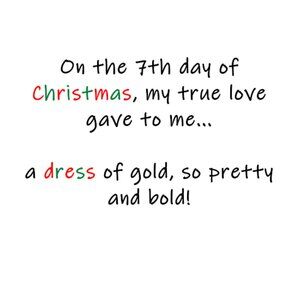"12 Days of Christmas" - Day 7: Dresses 30% off regular closet price!